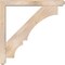 Ekena Millwork Balboa Craftsman Smooth Bracket w/ Offset Brace, Douglas Fir, 5 1/2"W x 42"D x 42"H BKT0604X42X42BOA04SDF - alternate 3